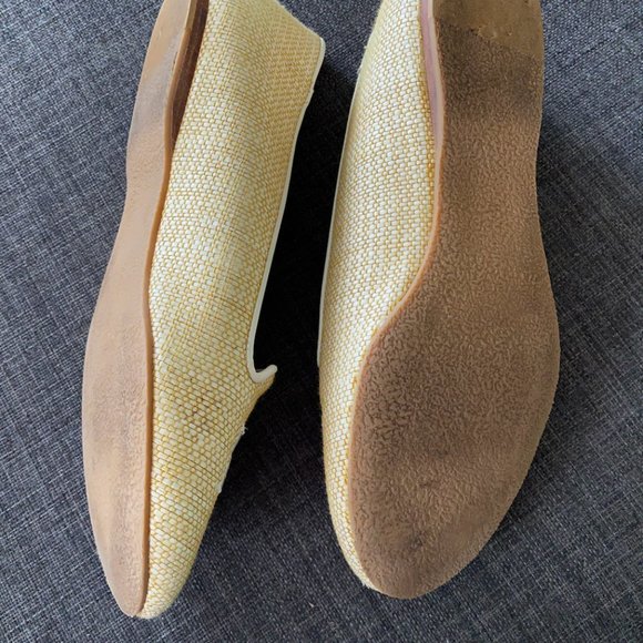 Jack Rogers "I Do" Raffia Loafer, Natural/White - Picture 3 of 4